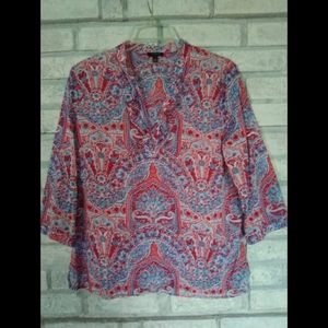 Talbot's V-Neck Tunic Top